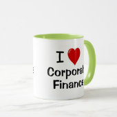 I Liebe Corporate Finance Manager Partner Fusion A Tasse (VorderseiteRechts)