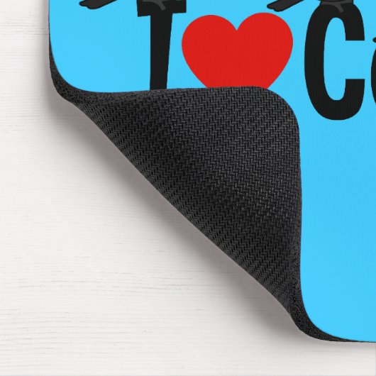 I Liebe Corvids Mousepad (Ecke)