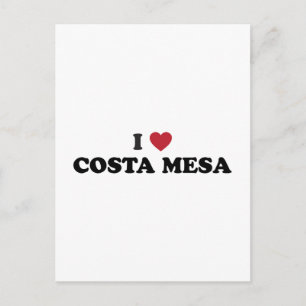 I Liebe Costa Mesa Kalifornien Postkarte
