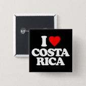 I LIEBE COSTA RICA BUTTON (Vorne & Hinten)