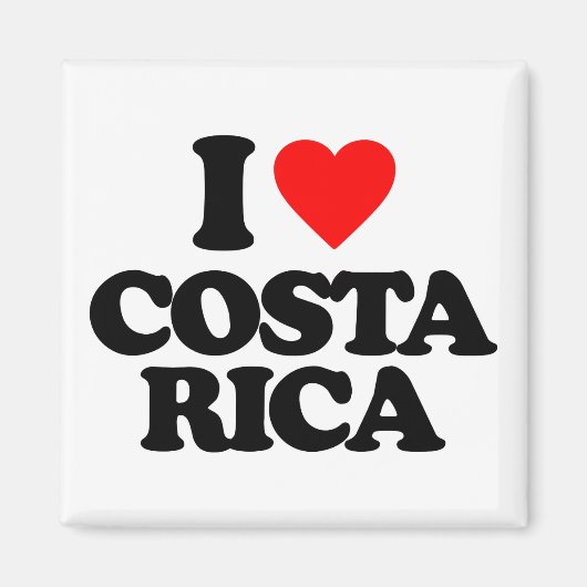 I LIEBE COSTA RICA MAGNET (Vorne)