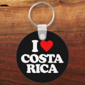 I LIEBE COSTA RICA SCHLÜSSELANHÄNGER (Vorderseite)