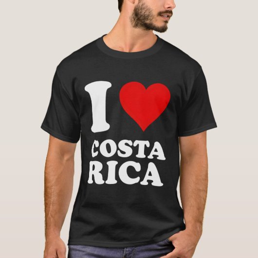 I Liebe Costa Rica T-Shirt (Vorderseite)