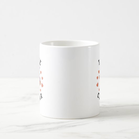 I Liebe Cougar Cool Design Kaffeetasse (Mittel)