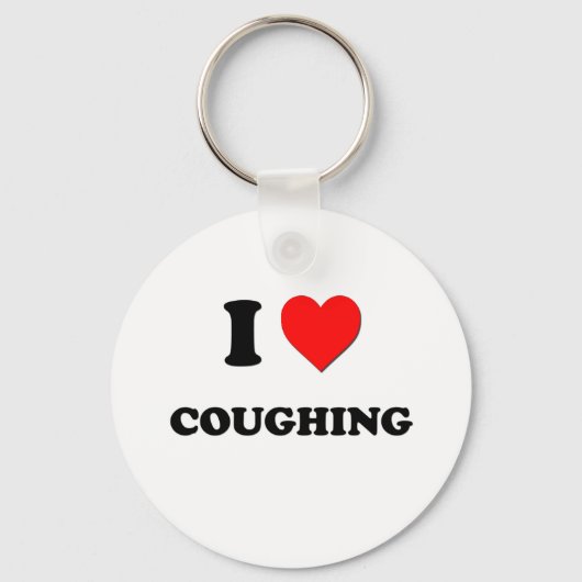 I Liebe Coughing Schlüsselanhänger (Vorderseite)