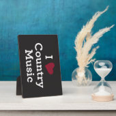 I Liebe Country Music Fotoplatte (Seite)