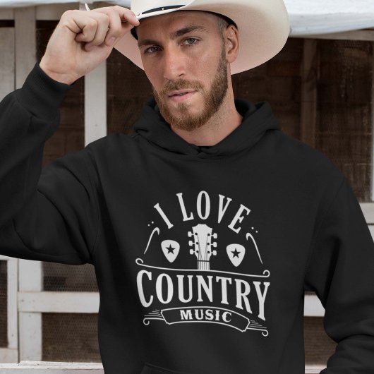 I Liebe Country Music Hoodie