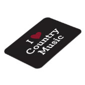 I Liebe Country Music Magnet (Linke Seite)