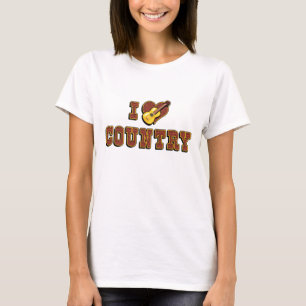 I Liebe Country Music T-Shirt