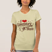 I Liebe Country Music T-Shirt (Vorderseite)