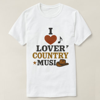 I Liebe Country Music White T - Shirt