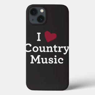 I Liebe-Countrymusik iPhone 13 Hülle