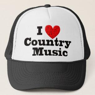 I Liebe-Countrymusik Truckerkappe