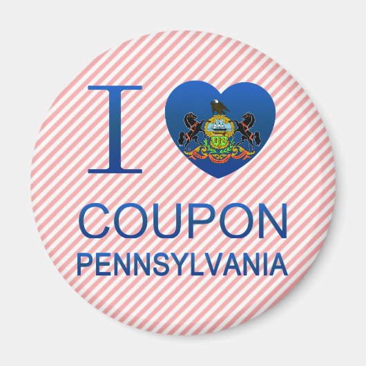 I Liebe Coupon, PA Magnet (Vorne)