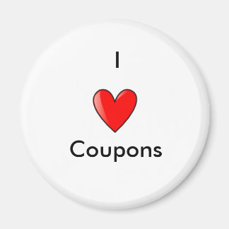 I Liebe Coupons Magnet