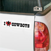 I Liebe Cowboys Autoaufkleber (Auf Lkw)