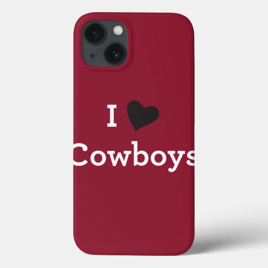 I Liebe Cowboys Case-Mate iPhone Hülle (Rückseite)