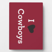 I Liebe Cowboys Fotoplatte (Vorderseite)