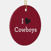 I Liebe-Cowboys Keramikornament (Rechts)