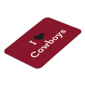 I Liebe Cowboys Magnet (Linke Seite)