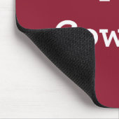 I Liebe-Cowboys Mousepad (Ecke)