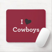 I Liebe-Cowboys Mousepad (Mit Mouse)