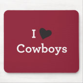 I Liebe-Cowboys Mousepad (Vorne)