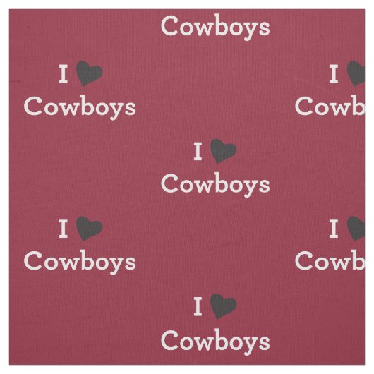 I Liebe-Cowboys Stoff (Muster)