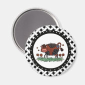 I Liebe Cows Magnet (Vorderseite/Rückseite)