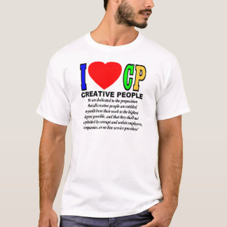 I Liebe CP (kreative Leute) T-Shirt
