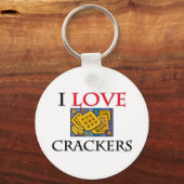 I Liebe Crackers Schlüsselanhänger (Vorderseite)