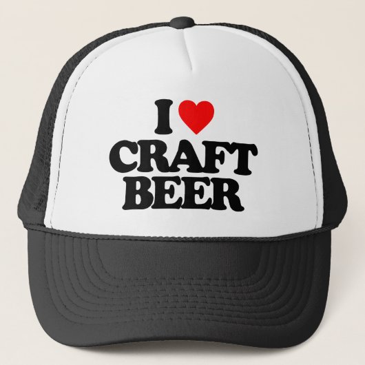 I LIEBE CRAFT BIER TRUCKERKAPPE (Vorderseite)