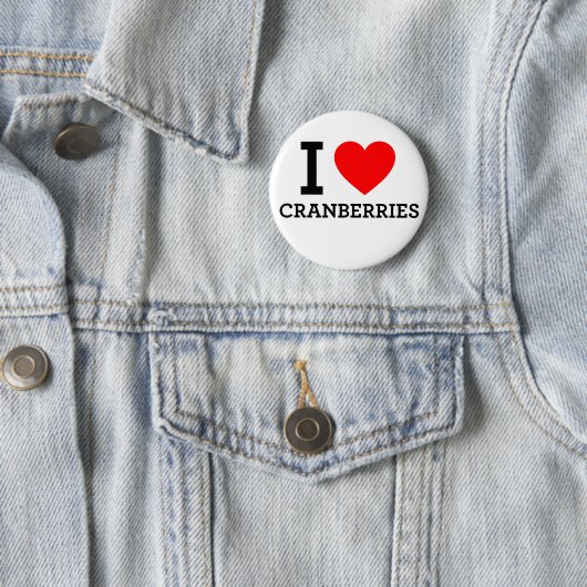I Liebe Cranberries Button (Beispiel)