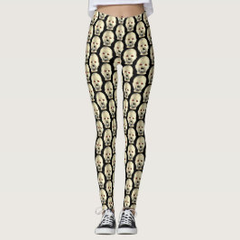 I Liebe Creepy Dolls - Puppenkopf Leggings