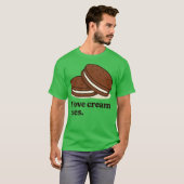 I Liebe Creme Pies T-Shirt (Vorne ganz)