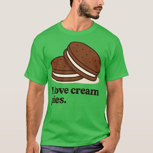 I Liebe Creme Pies T-Shirt (Vorderseite)