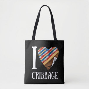 I Liebe Cribbbage Tasche