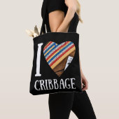 I Liebe Cribbbage Tasche (Von Nahem)