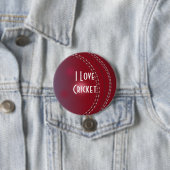 I Liebe Cricket Button (Beispiel)
