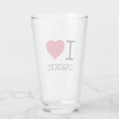 I LIEBE CRICKET GLAS (Rückseite)