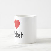 I Liebe Cricket Kaffeetasse (Mittel)