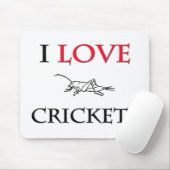 I Liebe Crickets Mousepad (Mit Mouse)