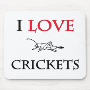 I Liebe Crickets Mousepad