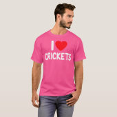 I Liebe Crickets T-Shirt (Vorne ganz)