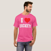 I Liebe Crickets T-Shirt (Vorne ganz)