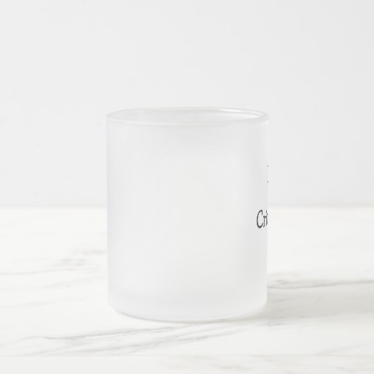 I Liebe Criminologie Mattglastasse (Mittel)