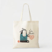 I Liebe Crochet Tote Bag Tragetasche (Vorne)