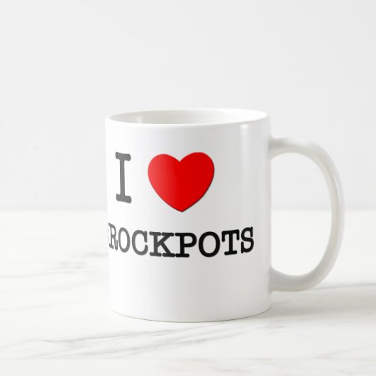 I Liebe Crockpots Kaffeetasse (Rechts)