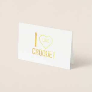 I LIEBE CROQUET FOLIENKARTE