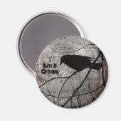 I Liebe Crows Magnet (Vorderseite/Rückseite)